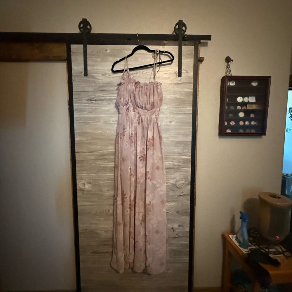 Wishlist Blush Pink Ruffled Dress